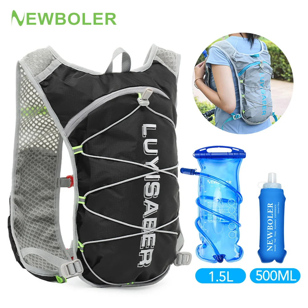Trilha ao ar livre correndo mochila ultraleve das mulheres dos homens correndo corrida hidratação colete maratona saco de bicicleta para maratona ciclismo caminhadas