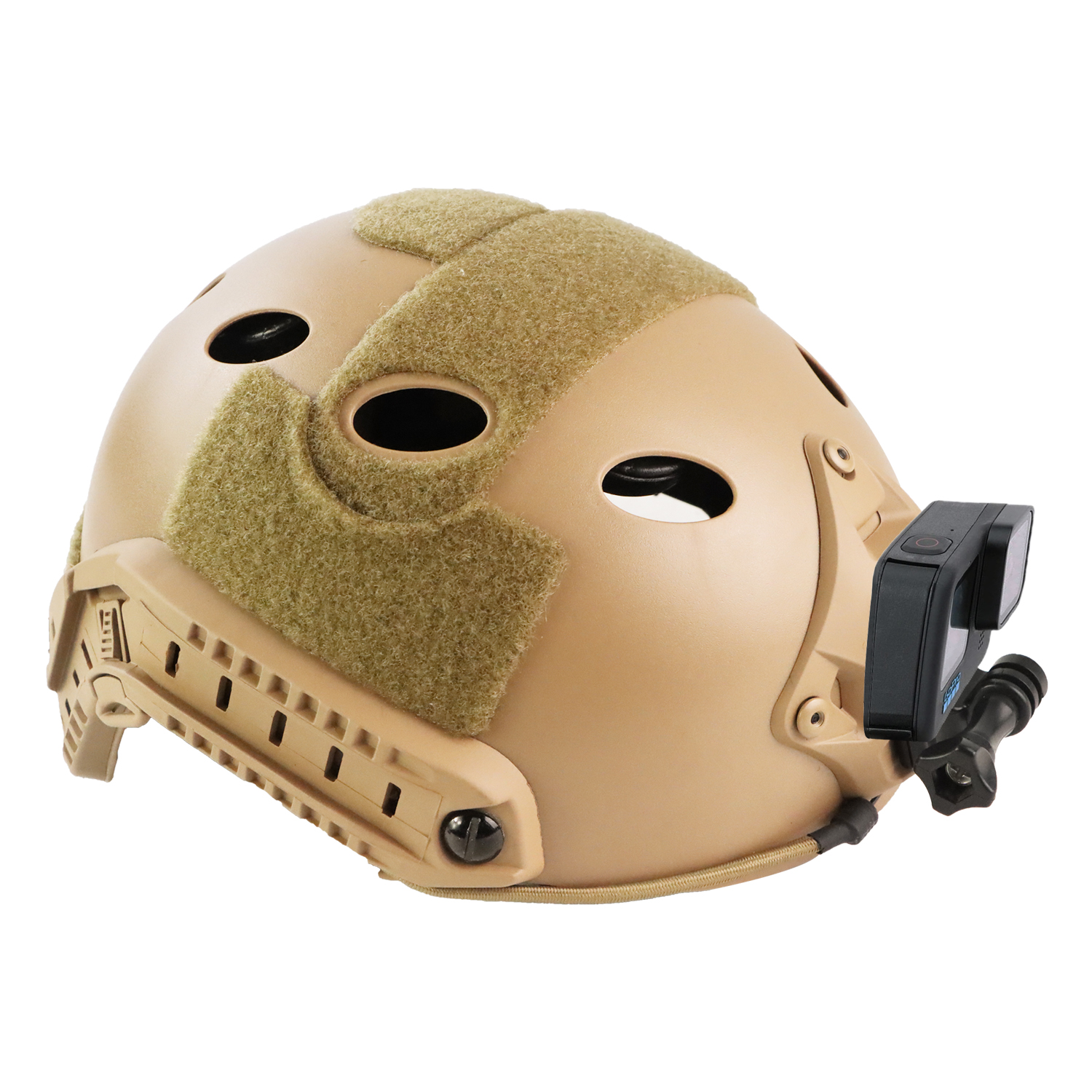 BOOIU GoPro Hero アクションカメラ戦術ヘルメットマウントアクセサリー NVG カメラマウント互換性 FAST/MICH/NVG ヘルメット固定ブラケット