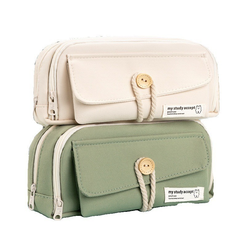 นุ่มดินสอสําหรับหนึ่งปากกา PU หนัง Pencilcase การเขียนวัสดุเครื่องเขียนกระเป๋าอุปกรณ์สํานักงานโรงเรียนของขวัญ