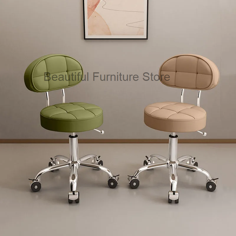 Кресло парикмахерское с подъемным шкивом и спинкой