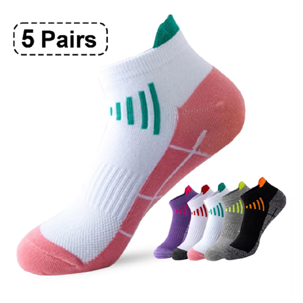 Pares de calcetines deportivos para mujer, calcetines atléticos para ciclismo, calcetines transpirables para baloncesto al aire libre, calcetines para correr para hombres y hombres, calcetines tobilleros