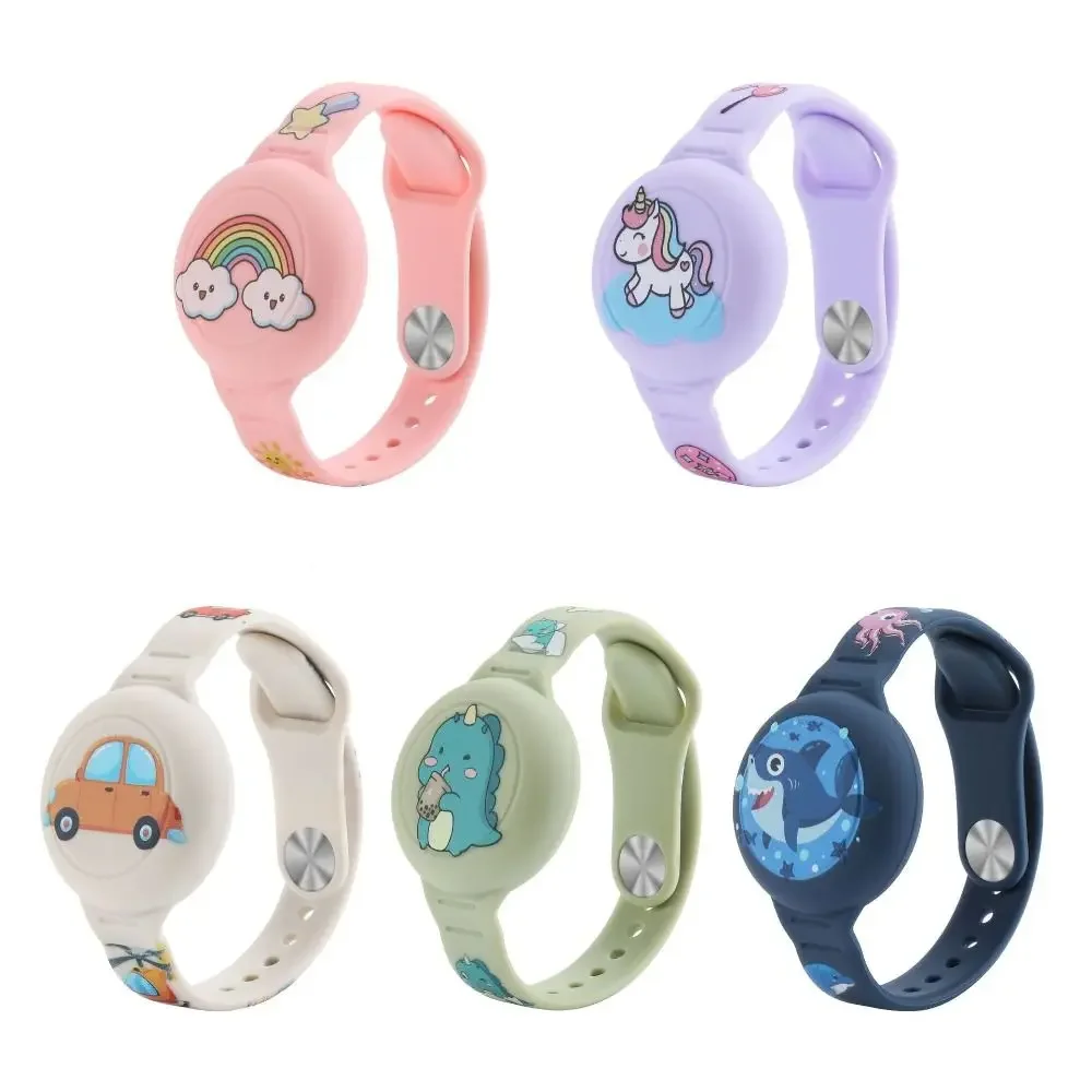 Airtag สร้อยข้อมือสําหรับสร้อยคอเด็ก,Comfy Secure Air tags สายรัดข้อมือเด็ก Air Tag สร้อยคอสําหรับเด็ก,ผู้ใหญ่เด็ก AirTag นาฬิกา