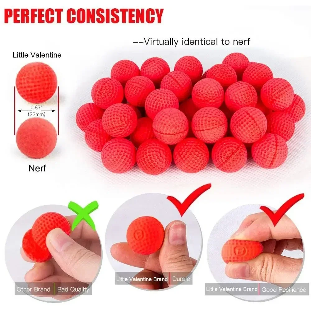 250 colpi per Nerf Rival Refill Rival Darts Toy Gun proiettili per Rival Nerf Toy Gun Ball Dart per Nerf Rival Apollo Zeus Gun