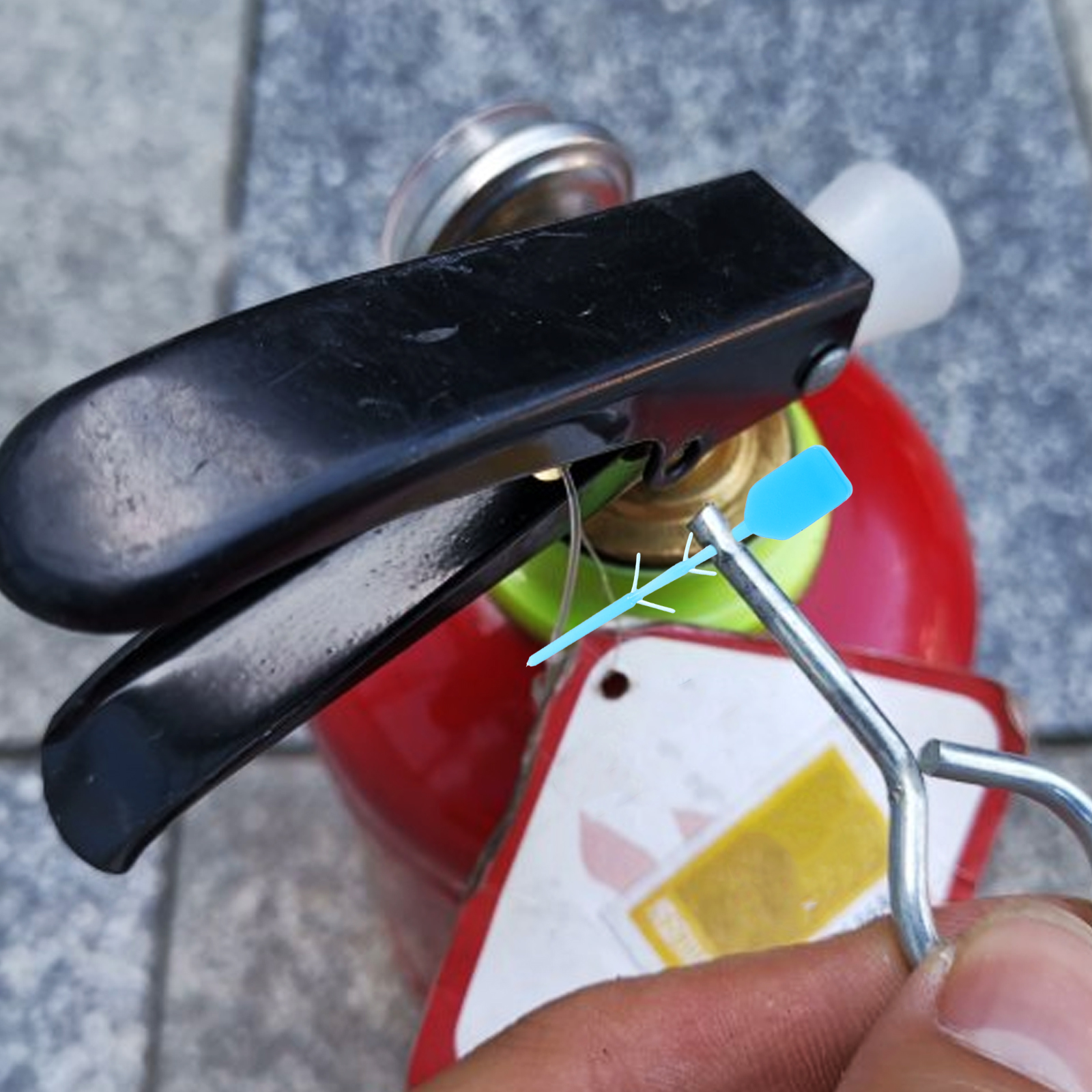 200 Pcs Fire Extinguisher Plastic Seal Safety Tags Tamper Proof Locks Pull Pins Accessory Parts Fire Protection Firefighting