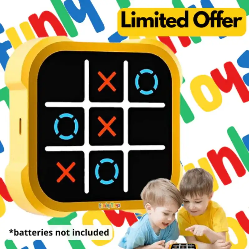 Tic-Tac-Toe เกมกระดานเด็กของเล่นอิเล็กทรอนิกส์หมากรุกเกมกระดานหมากรุกเกมกระดานหมากรุกชุดหมากรุกแบบพกพาสําหรับผู้ใหญ่เด็ก