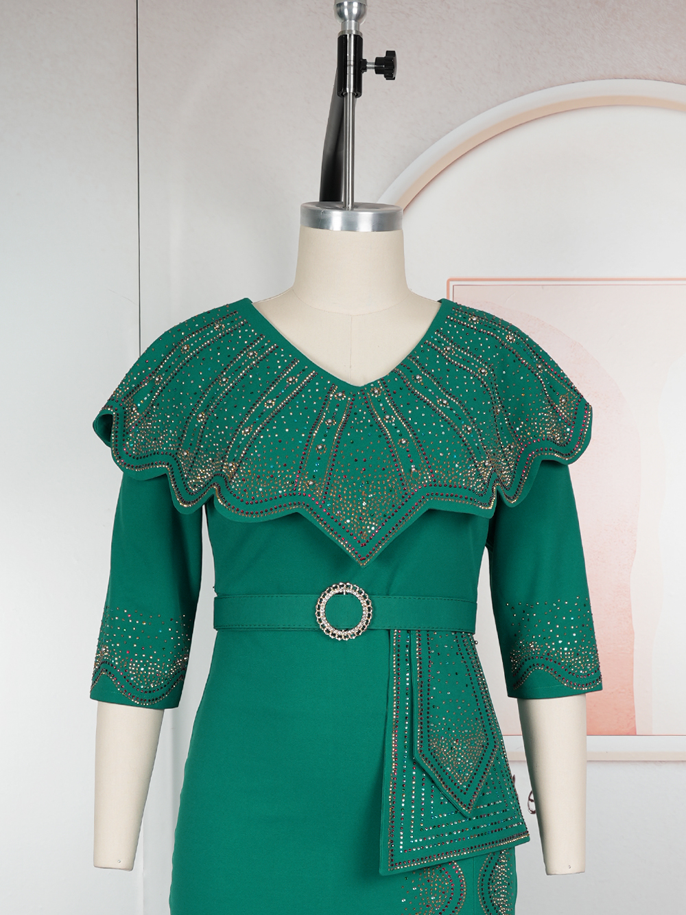 Plus Size Afrikaanse Feestjurken voor Vrouwen Dashiki Diamond Bodycon Slit Lange Jurk Elegante Turkije Moslim Bruiloft Avondjurk