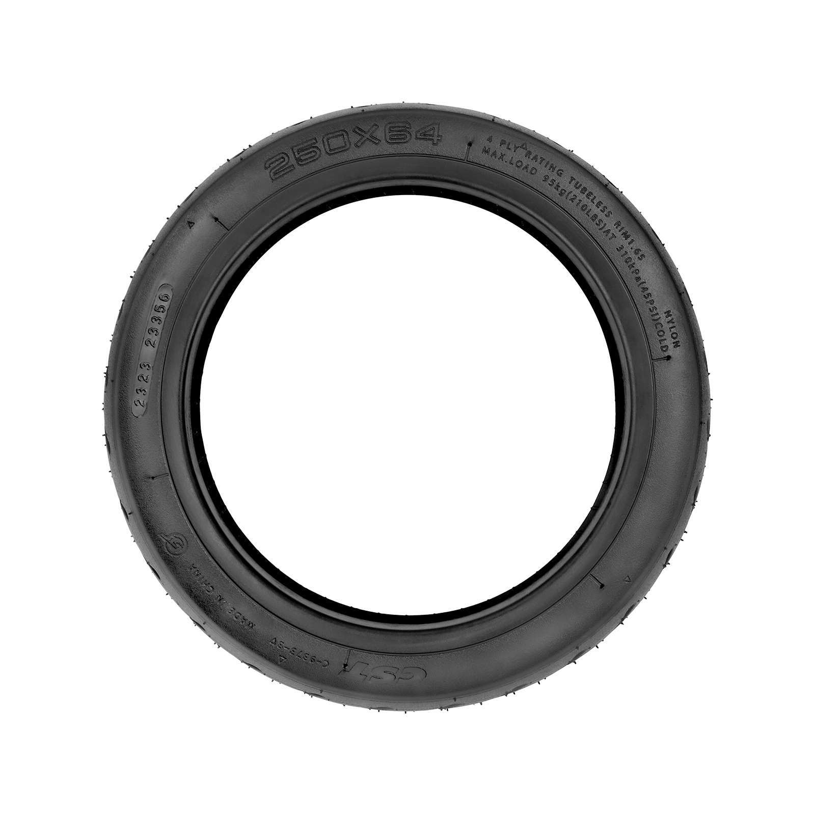 Xiaomi 4ウルトラスクーター用真空タイヤ,Cst250*64,粘着性,防スティング,液体真空タイヤ,250x64