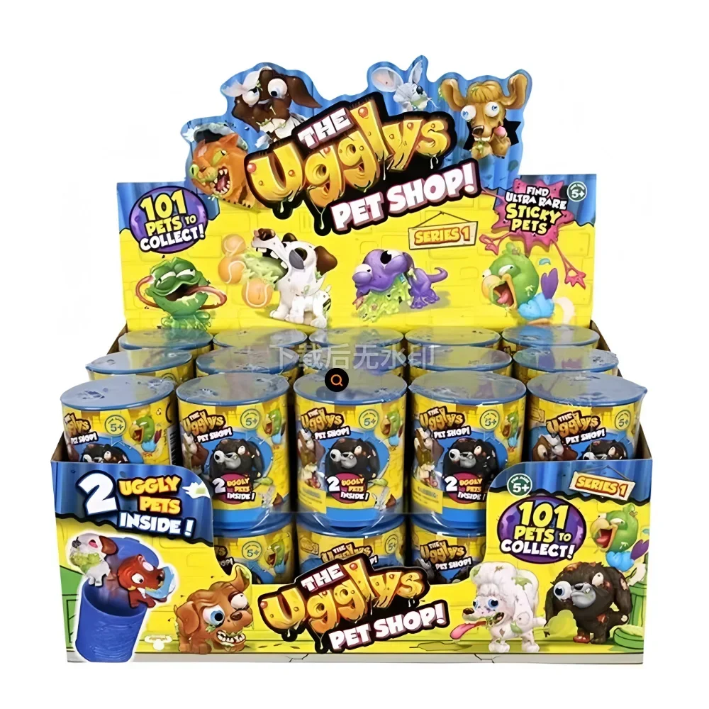 The Ugglys Pet Shop Figures Cute Model Toy Table Ornaments Collect Mystery Pets Children Birthday Gifts