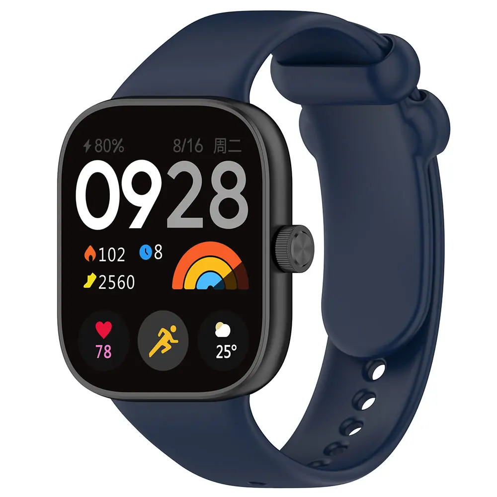 Correa de silicona y funda protectora para reloj Redmi 4, pulsera a prueba de golpes, Protector de pantalla, carcasa