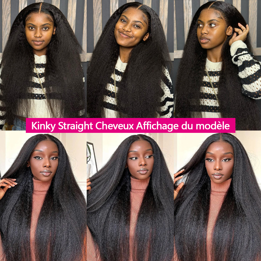 12A Kinky Straight Tissage Humain Haïr 20 22 24 Tissage Lot Brésilien Yaki Straight 100 Humain Hair Tissage Kinky Straight Meche Bresilienne Cheveux Humain Kinky Tissage Bouclé Cheveux Humain Livraison 3 Jours France