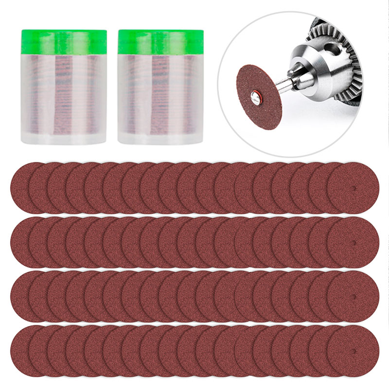XCAN 150pcs Resin Cut off Wheel Disc 25mm Cutting Disc Circular Saw Blade Grinding Wheel for Dremel Rotary Tool Accessories