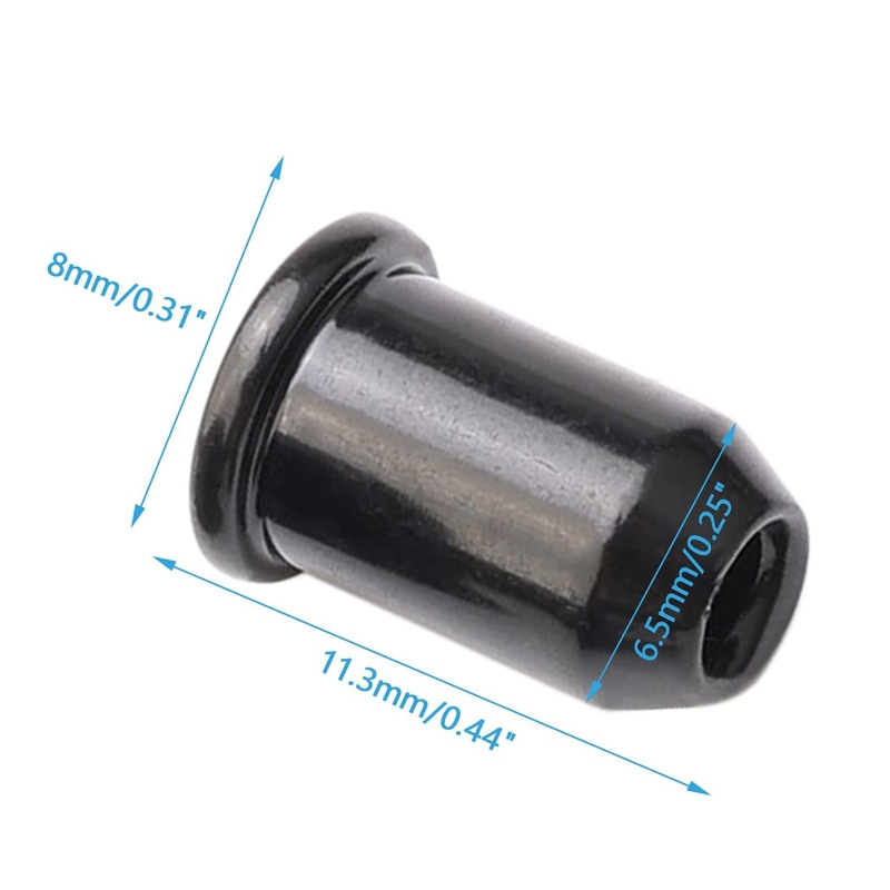 6 Cái/bộ Dây Đàn Guitar Mũ Gắn Khóa Thông Cơ Thể Ferrules Dây Đàn Guitar Ferrules Bushing Cho Guitar Điện