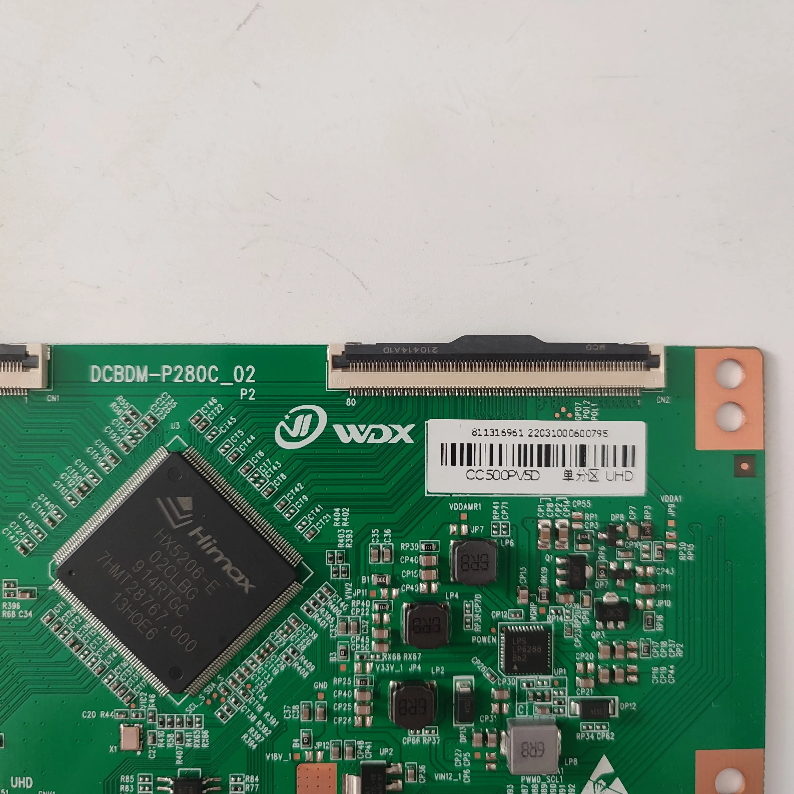 TVロジックボードパーツ用t-conボード、DCBDM-P280C_02 cc500pv5d