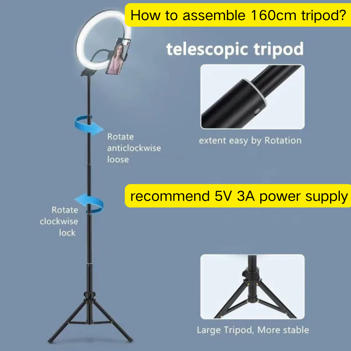 Youtube Shooting Vlog Selfie circolare Photo Ring Light Led videocamera fotografica lampada Studio illuminazione supporto per telefono