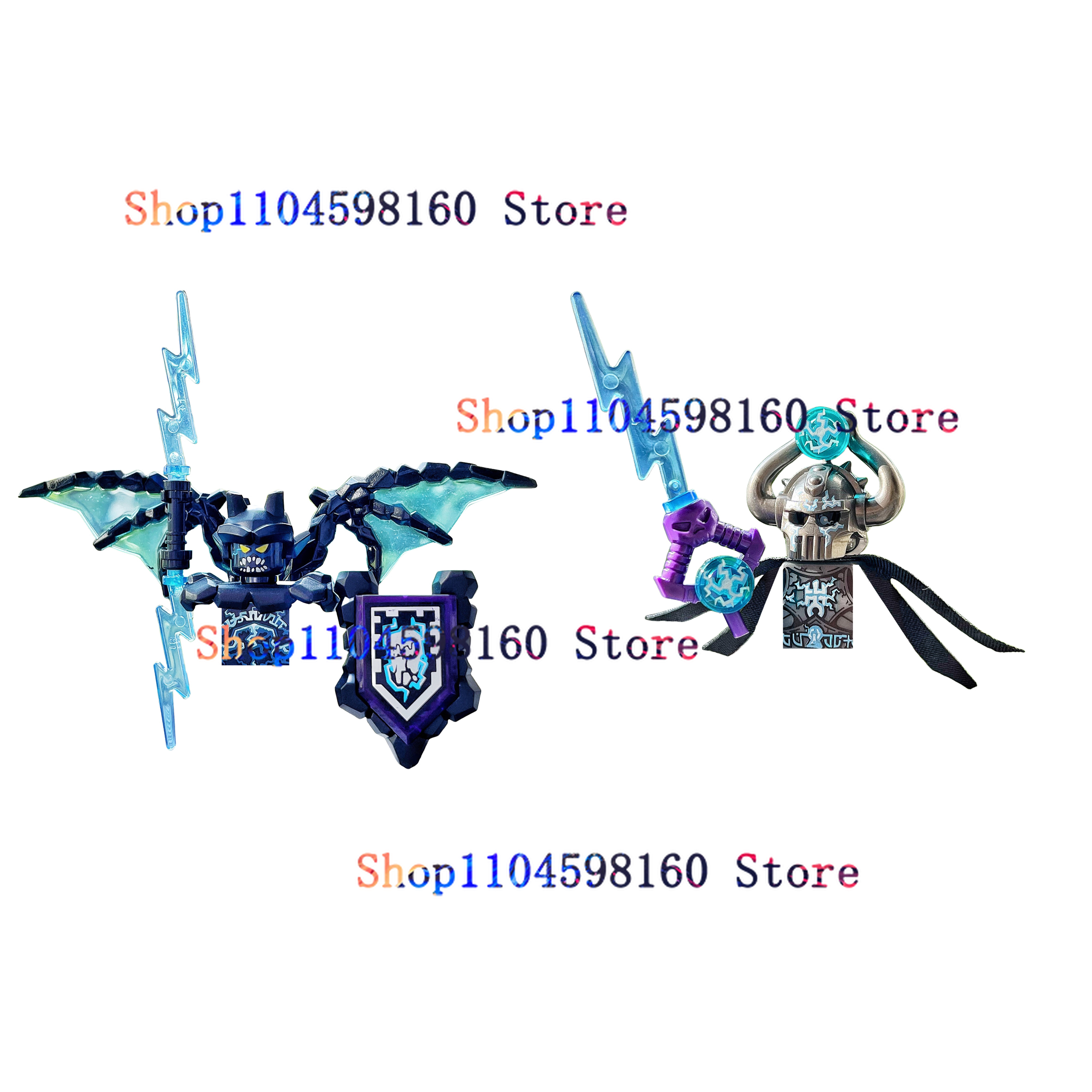 Anime Cartoon TV Spielzeug Ritter Ton Aaron General Garg Herr Krakaenskull Montieren Ziegel Bausteine Kinder Sammeln Spielzeug Geschenke