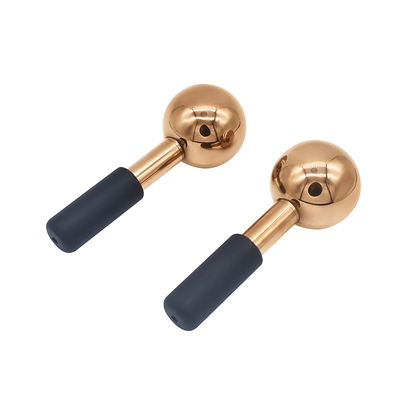 Globos de gelo para rosto e olhos, bastões criogênicos de aço inoxidável inquebráveis, globos de resfriamento de rolo frio