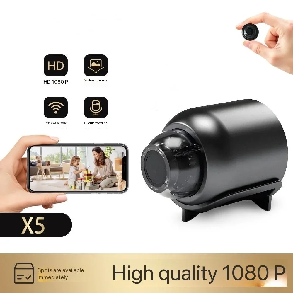 Mini cámara HD de 1080P, Wifi, IP, hogar inteligente, visión nocturna interior, videocámara humana AI, Audio y vídeo, cámara de vigilancia de seguridad inalámbrica