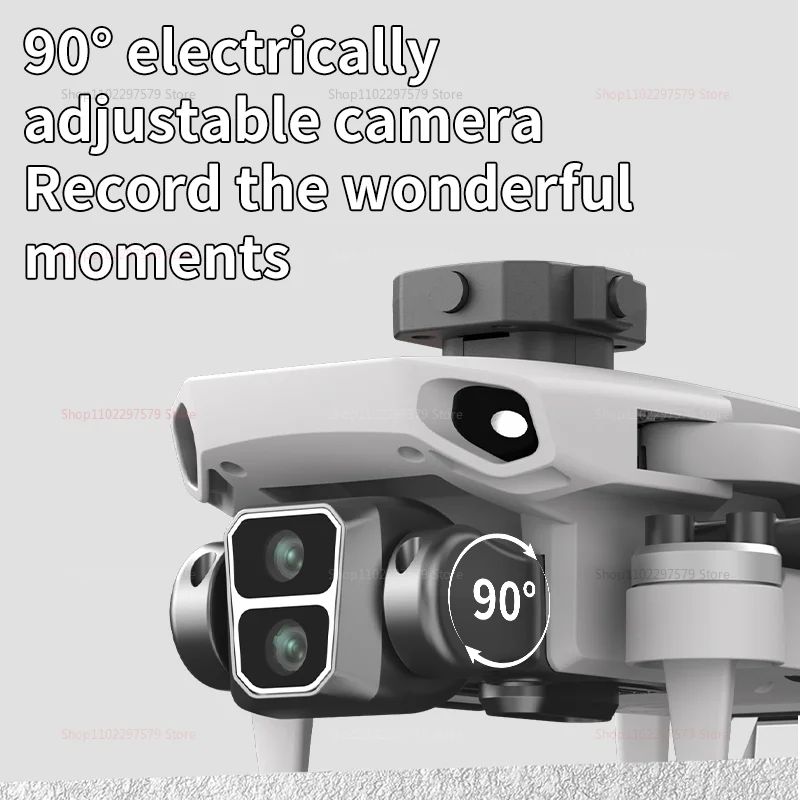 L106 drone 8k hd câmera dupla motor sem escova evitar obstáculos com tela de controle remoto quatro eixos rc drone brinquedo para crianças adulto