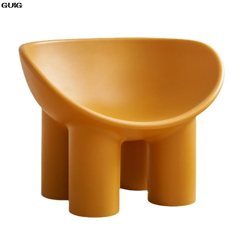 GUIG Elephant Legs Nordic Wind Light Luxury Lazy Chair Designer Home Creative Single Sofa Chair Balcony Network Red Lazy Chair