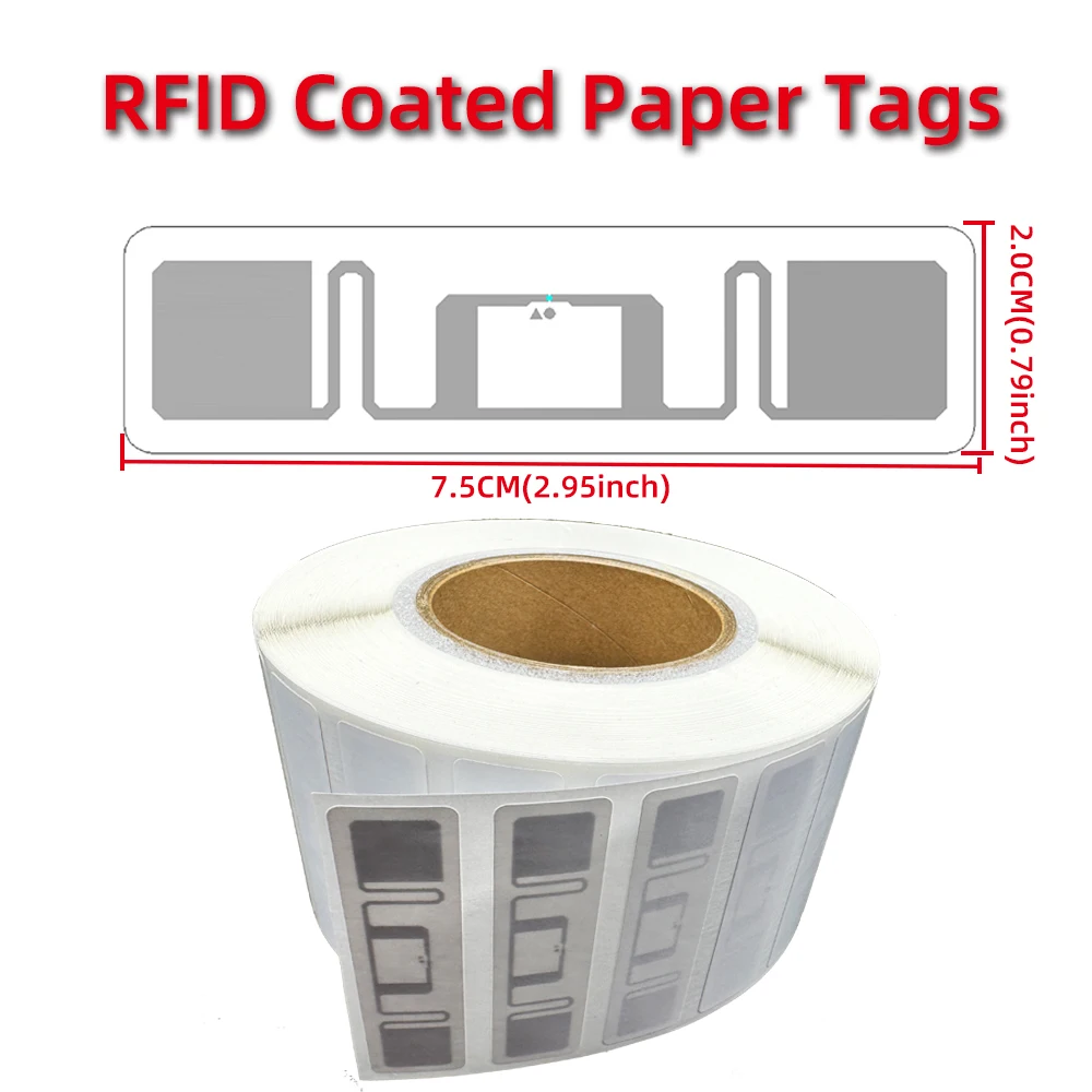 Étiquette RFID UHF longue portée, 860-960MHz, puce Alien H9, autocollant adhésif, incrustation de support, EPC Gen2, U9, ISO18000, 6C, 10 pièces