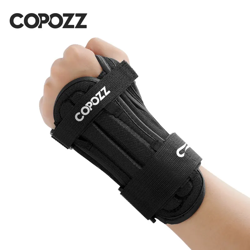 COPOZZ スキーリストガードハンドスノーボード保護ローラースケート手首サポートジムスキーパームプロテクター男性女性子供用