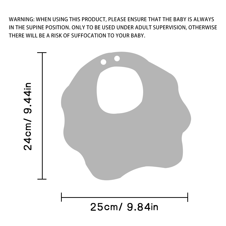 3 個の超軽量ベビーよだれかけ 女の子と男の子用 歯が生えるベビーよだれかけ 新生児よだれかけ 幼児と赤ちゃんにフィット 3-9 ヶ月