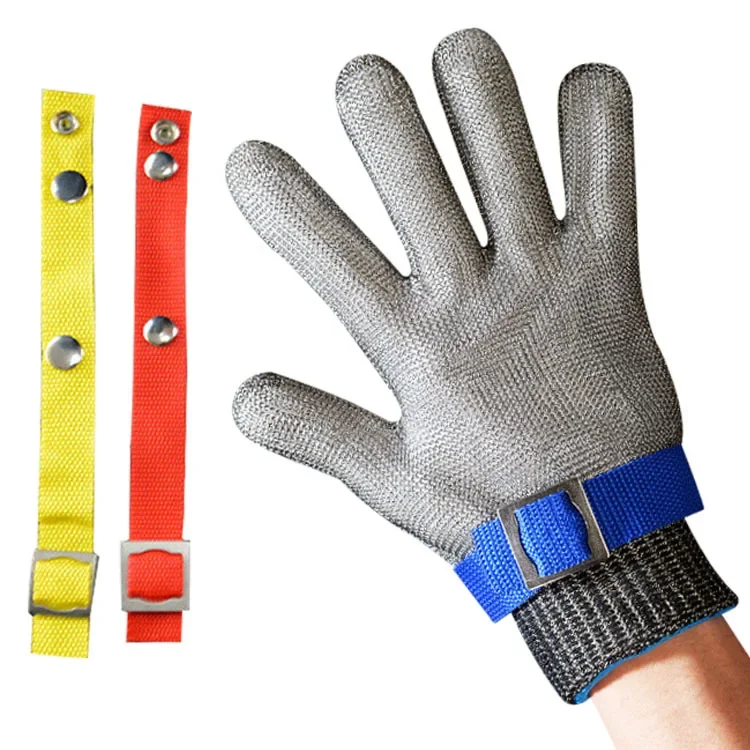 1PCS Schnittfeste Edelstahl Handschuhe Arbeits Sicherheit 316 Handschuhe Metall Mesh Anti Schneiden Für Metzger Arbeit Mann