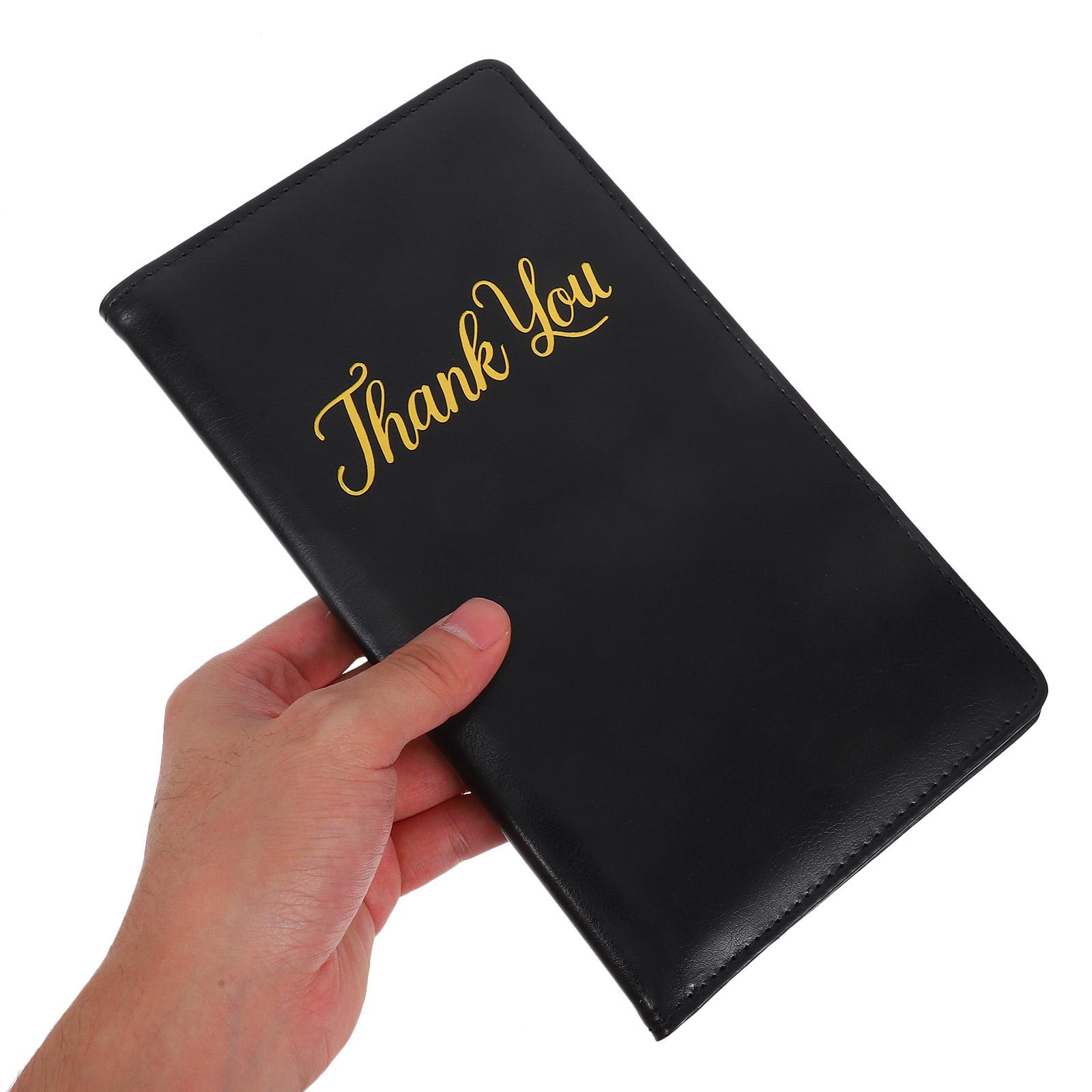 Pu Restaurant Spitzenhalter Gästeprüfbuch Rechnungstablett Ganizer Serverkartenetui Zahlungspräsenter Gastprüfblock Menü