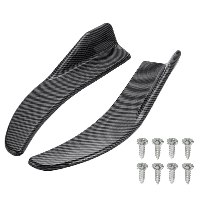 Universal 1 Pair Car Bag Corner Bumper Spoiler Front Rear Lip Anti-Collision Car Side Skirt Anti Collision Rear Corner