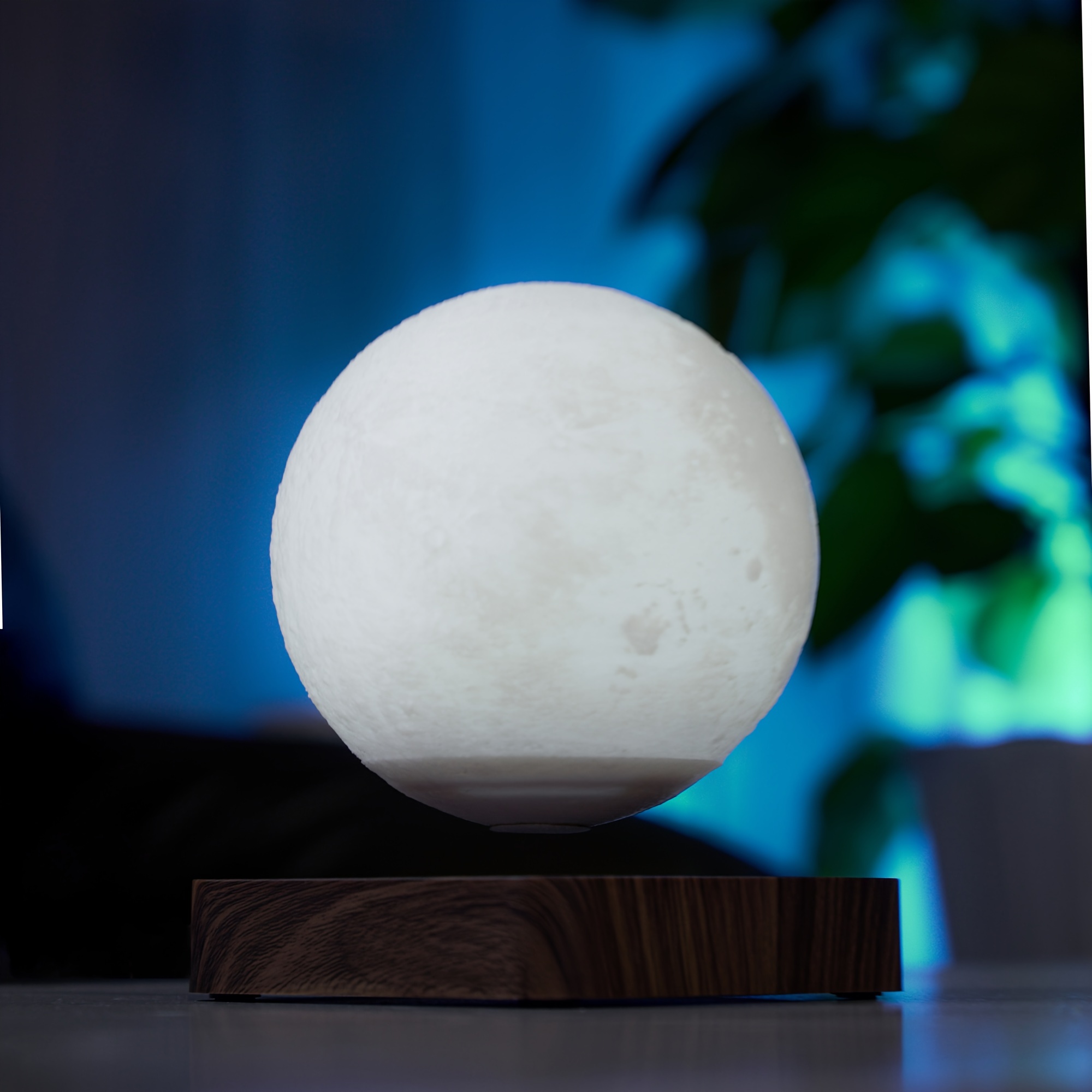 Schwebende Mond Tisch lampe, magnetisch schwebendes Nachtlicht mit 3 Beleuchtungs modi, 3d gedruckte Levitation Nachttisch lampe für von