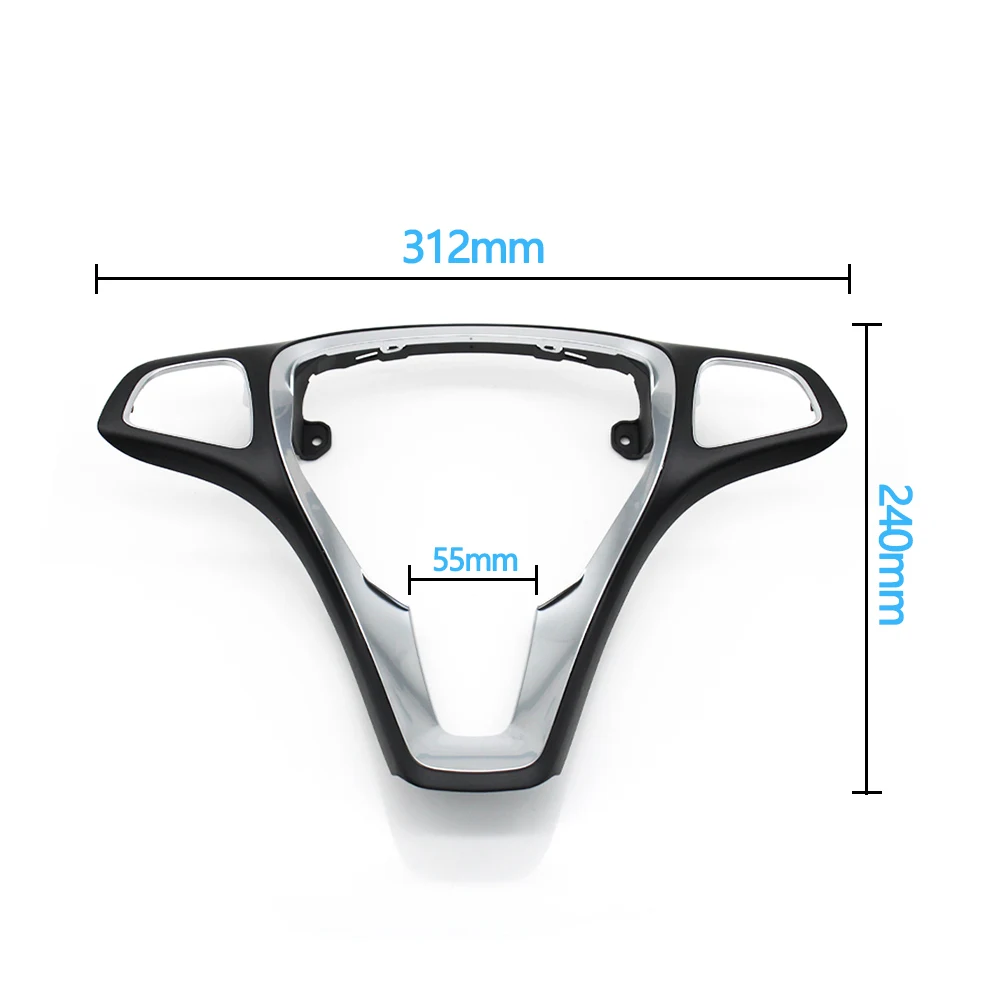 Protector para volante de coche, embellecedor para Mercedes Benz A B C CLA CLS W176 W246 W205 W117 W218 W213 C300 C63 CLS550 C180 C200 C260 B200