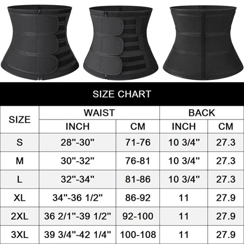 Nam Eo Huấn Luyện Tông Đơ Cắt Đai Giảm Cân Neoprene Tập Toàn Thân Xông Hơi Tập Luyện Mồ Hôi Đai Quai Đôi Định