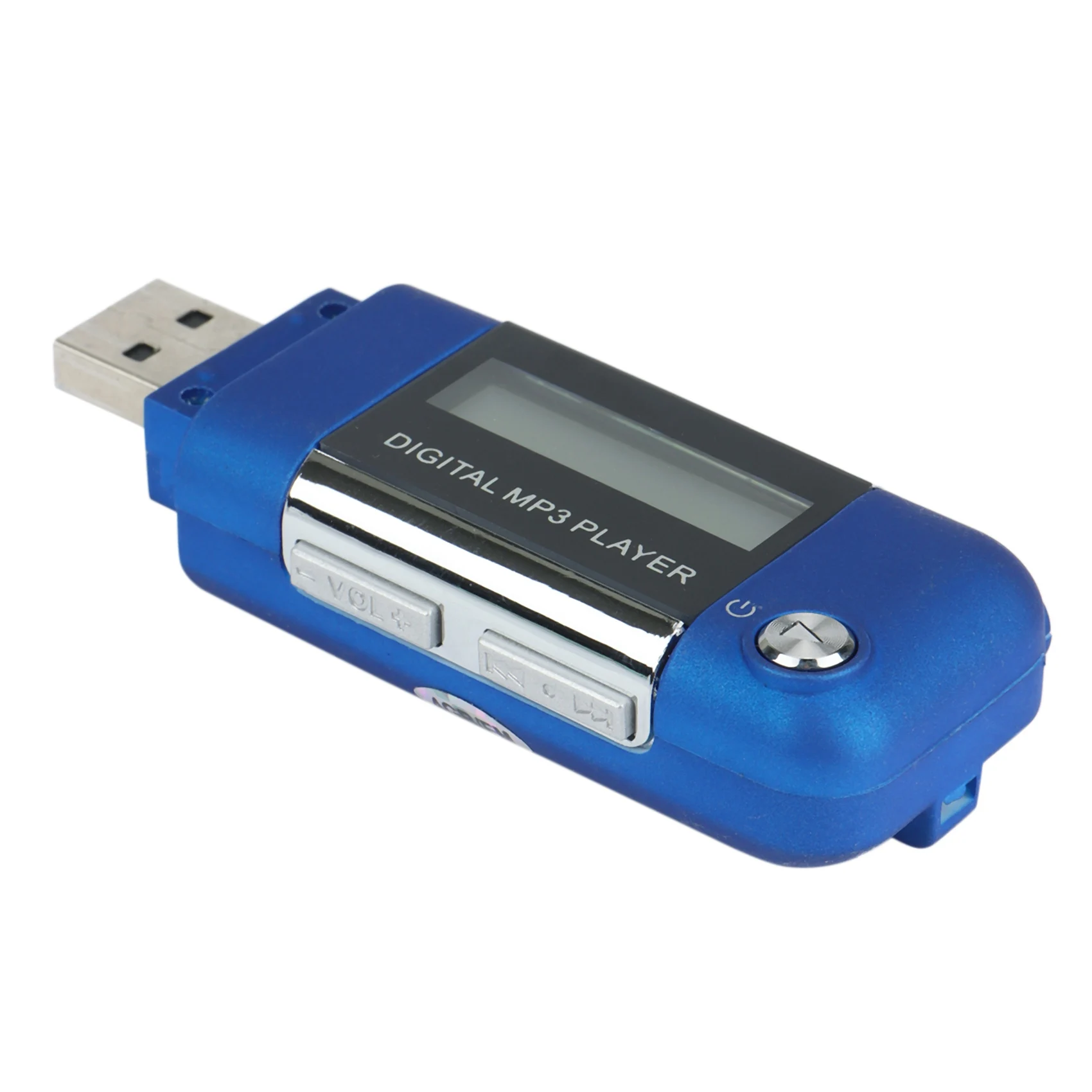 AA91 Mp3-плеер 4 ГБ U-диска Музыкальный плеер поддерживает сменную батарею AAA, запись (синий)