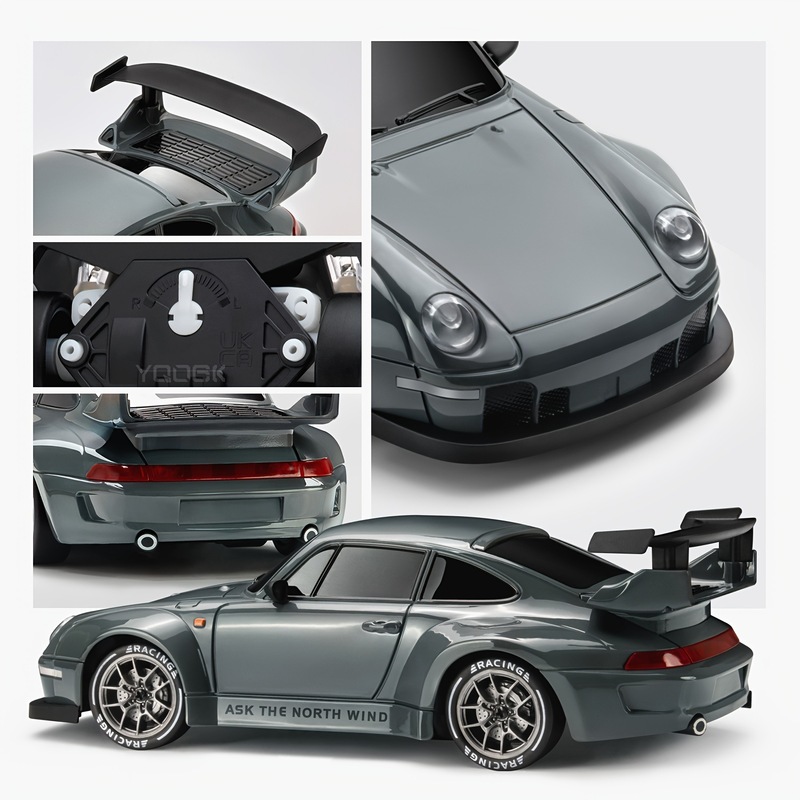 Limited edition liquid silver half ratio RC remote control car entry-level drift car remote control high-speed car boy toy