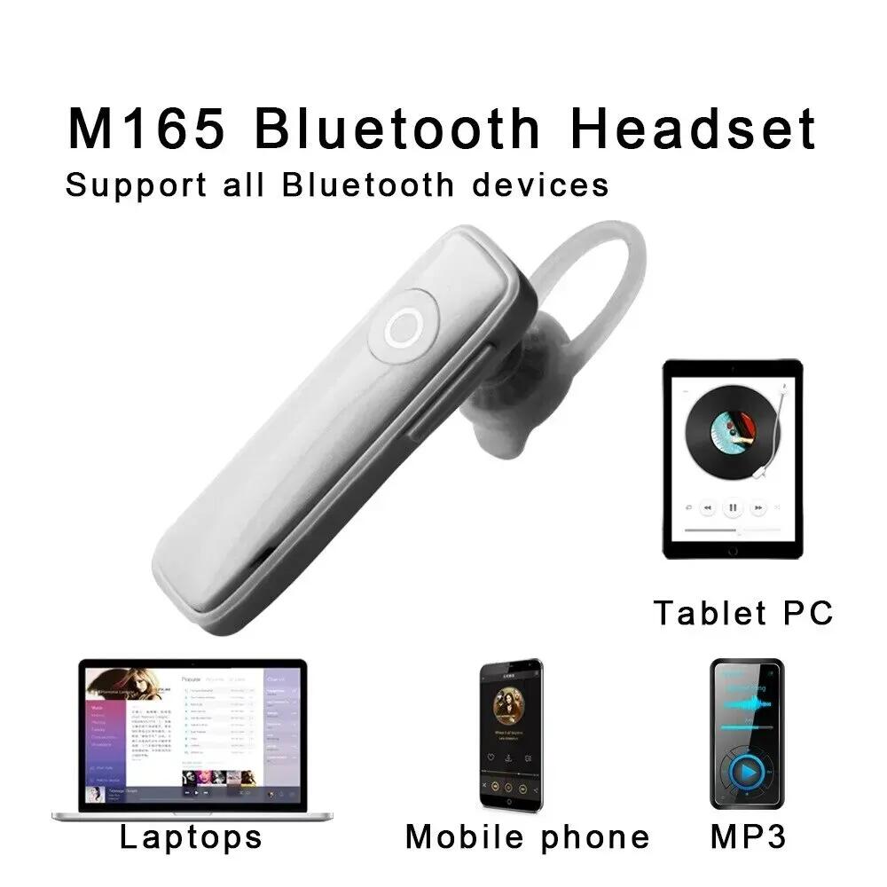Bluetooth-Headset Stereo drahtlose Ohr stöpsel Geräusch reduzierung einseitige Business-Headset Tws Mini tragbare m165 4,0 Sport