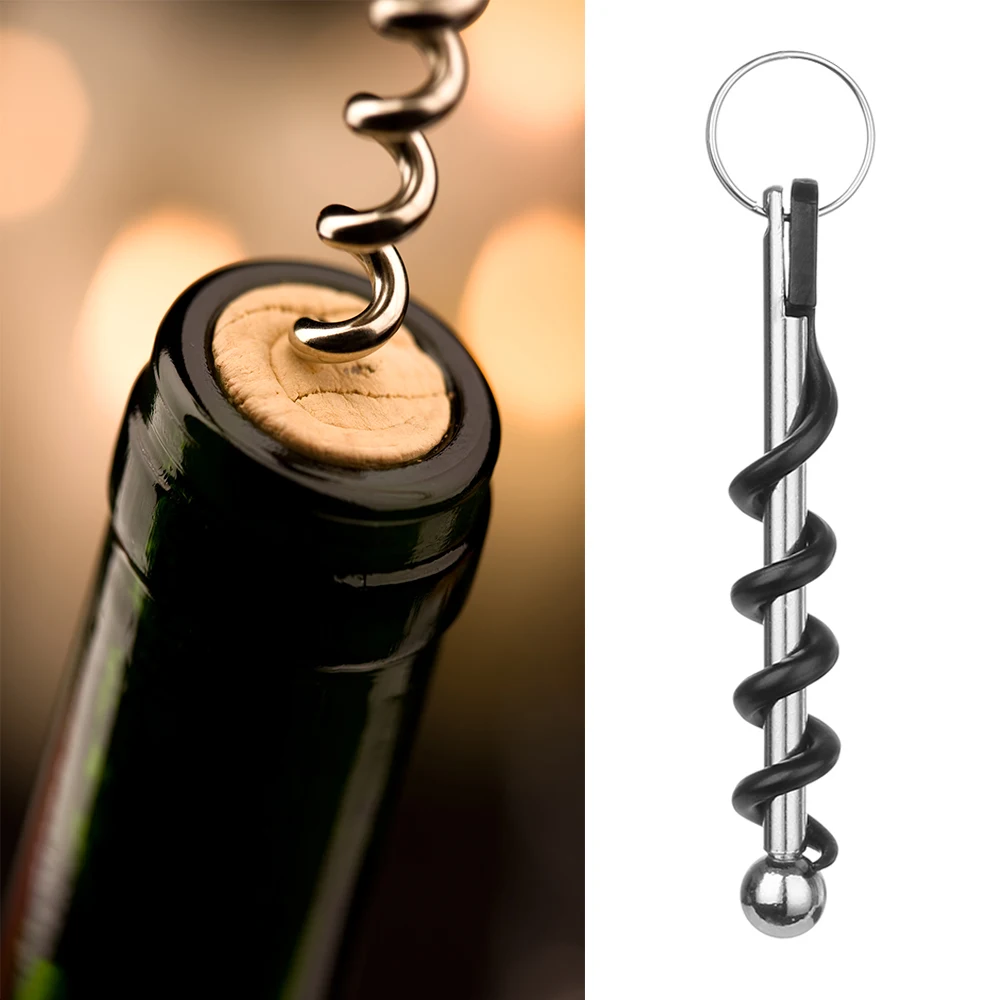 1 Chiếc Dụng Cụ Mở Nắp Hộp Ngoài Trời Mini EDC Nút Chai Vít Đỏ Dụng Cụ Mở Nút Chai Rượu Vang Móc Khóa Công Cụ Đa Chức Năng Trang Bị Cắm Trại dụng Cụ