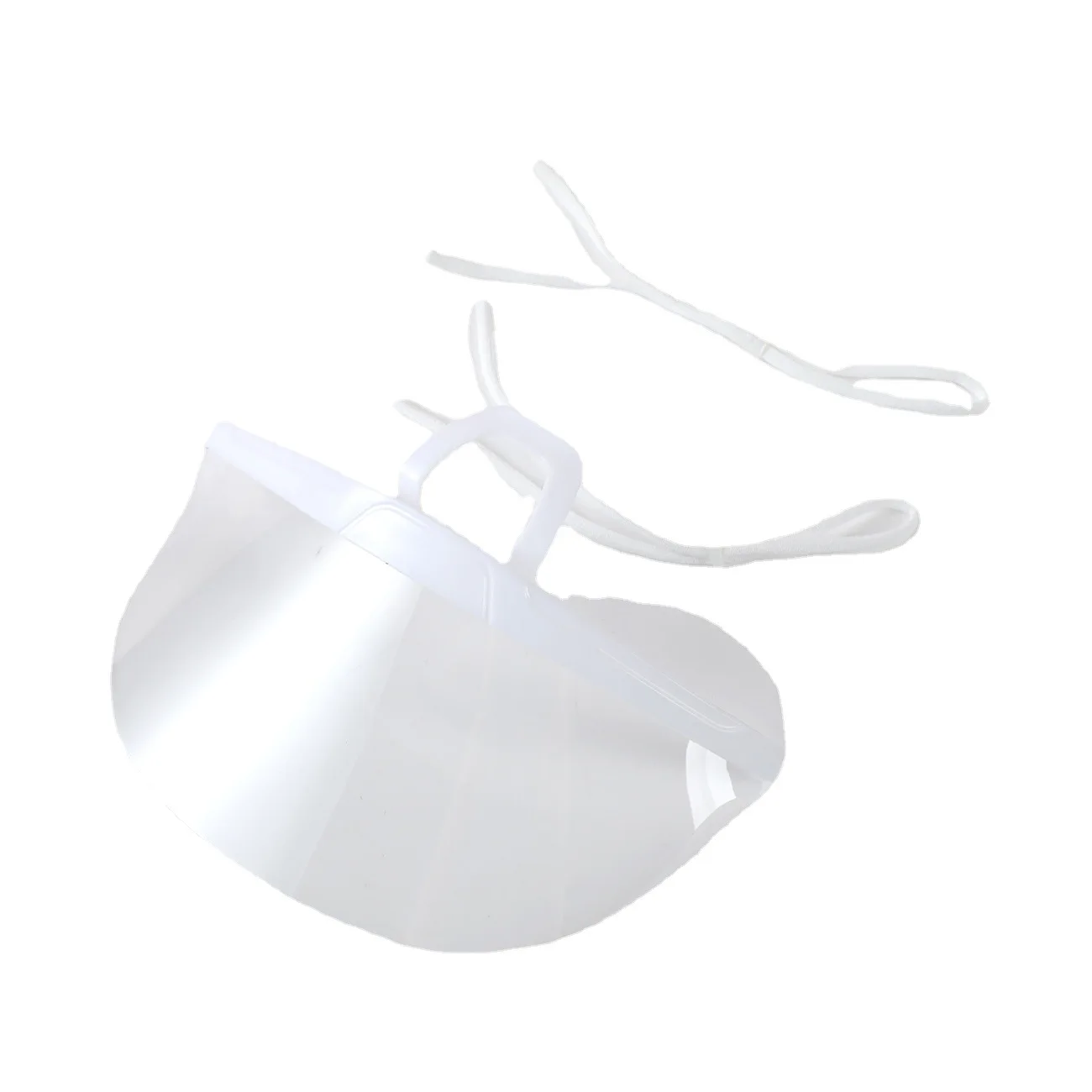 5 個再利用可能な透明防曇マスクシールドカバーレストラン学校プラスチック抗唾液口シールド美容タトゥーアクセサリー