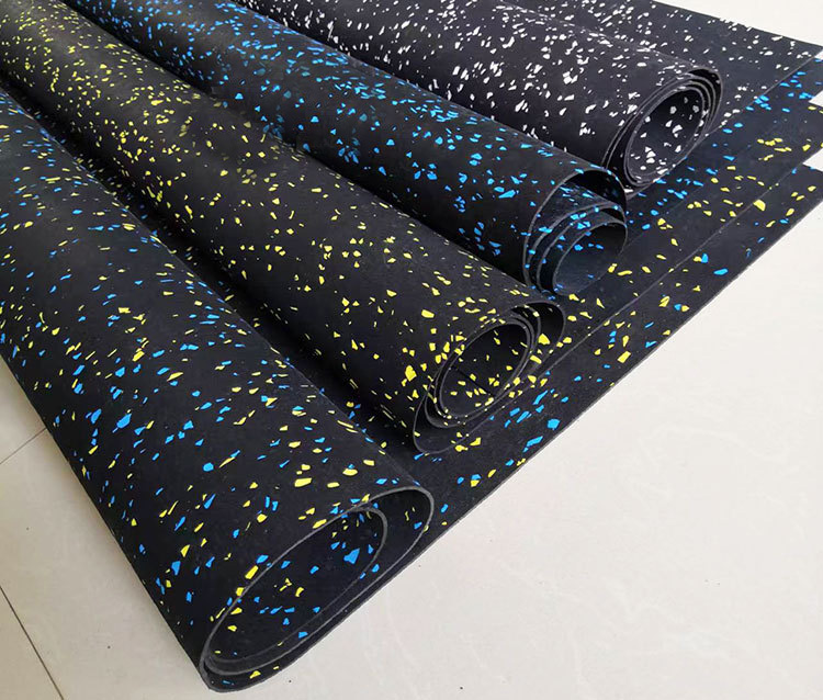 Factory Customized 8mm 13mm Rubber Matting Rolls Gym Rubber Flooring Roll For A Gym Floor
