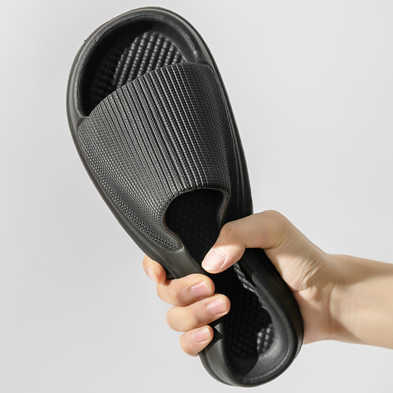Große Größe 47, 48, Herren-Hausschuhe, leichtes EVA, weiche Sohle, bequem, Freizeitschuhe, Zuhause, Badezimmer, rutschfeste Flip-Flops, Sommer-Strandsandalen