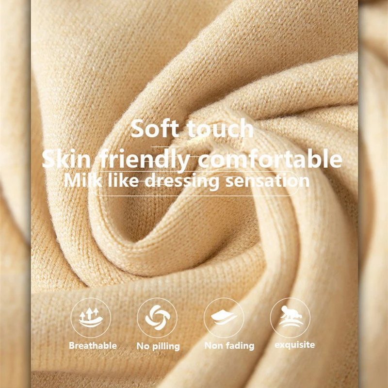 100er Ordos Wollpullover Herrenbekleidung V-Ausschnitt Langarmpullover Kaschmir Strickunterseite Oberteile Weich Warm