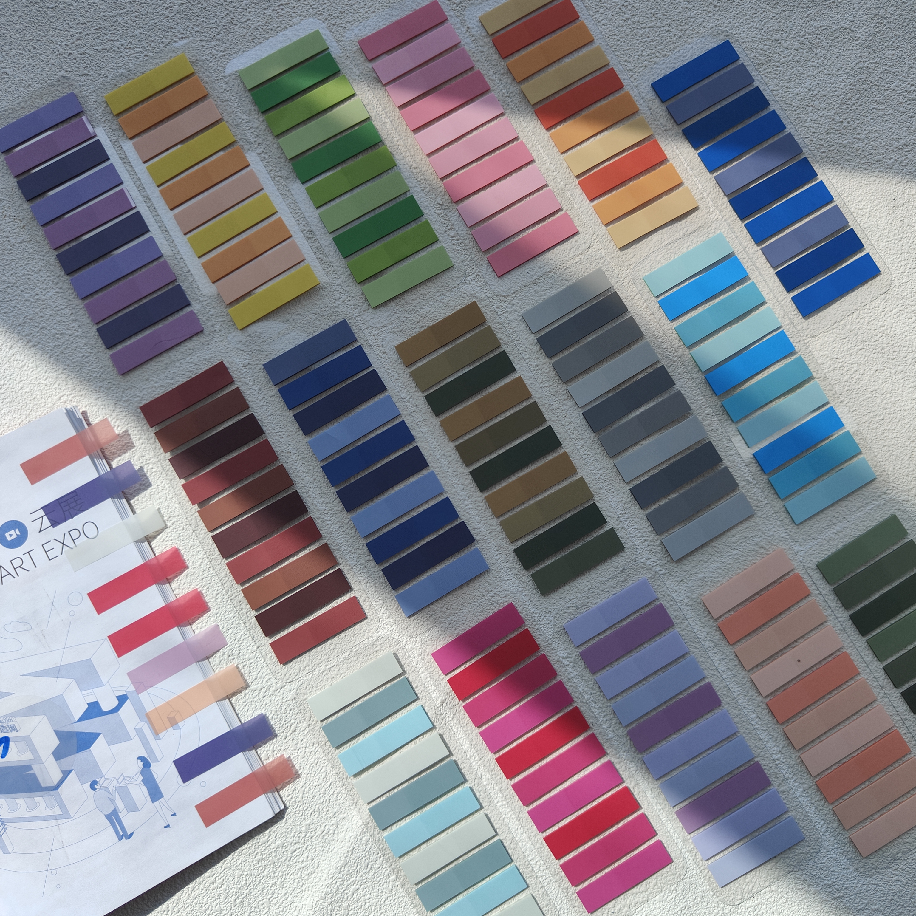 3200Sheets Transparent Colorful Index Creative Memo Pads Office School Stationery Self-Adhesive Stickers Sticky Note Pads