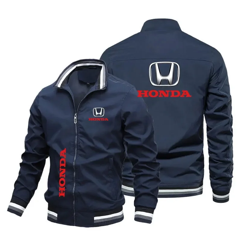 2025 мужская куртка весна/лето Honda уличная повседневная автомобильная гоночная куртка мужская Honda ультратонкая спортивная куртка на молнии