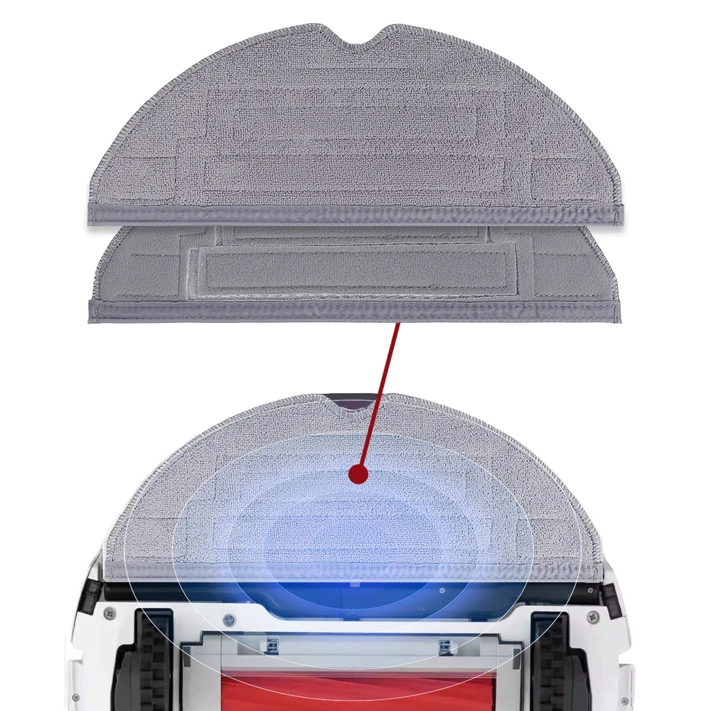 Spare Parts Kit For Roborock S8 S8 Pro Ultra S8+ Vacuum Cleaner HEPA Filter Main Roller Brush Side Brush Mop Cloths Replacement