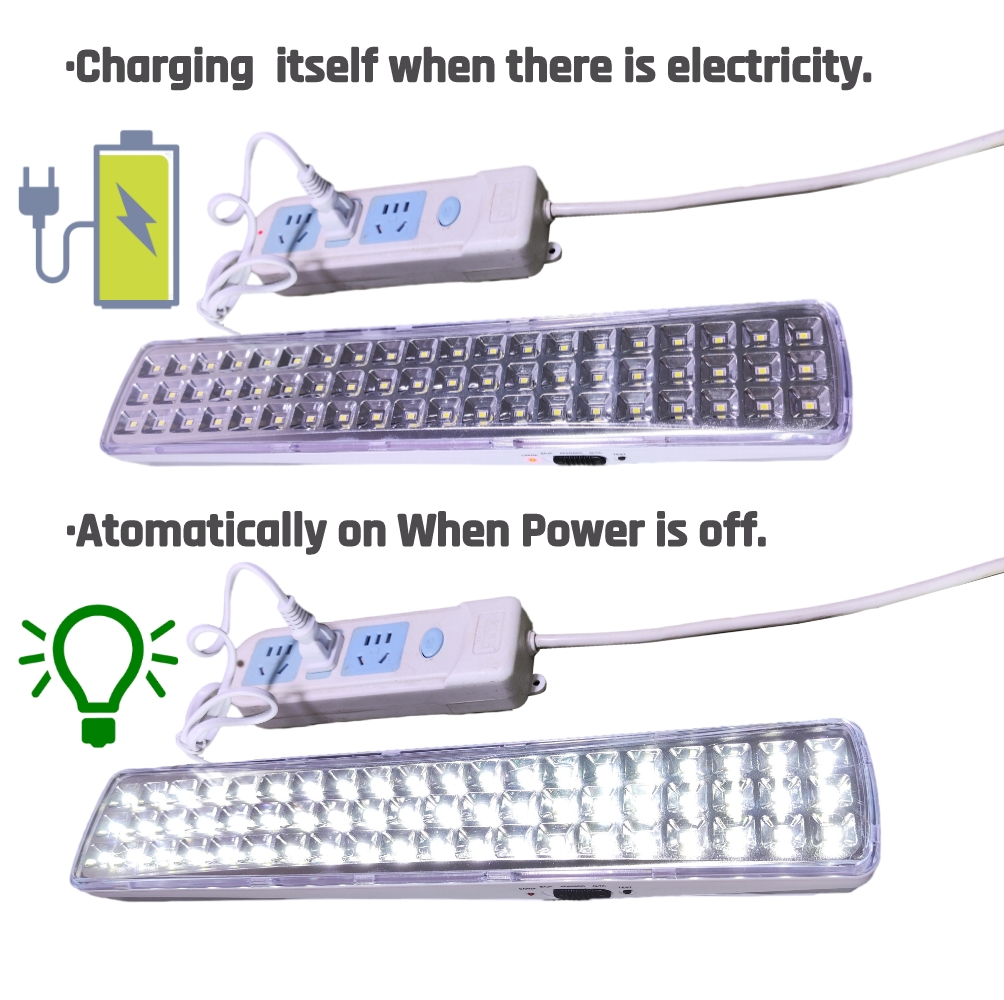 Power Outage LED Emergency Light Portable Wall-Mounted Rechargeable Automatic Lantern Work Light Battery Light Bulb For Home