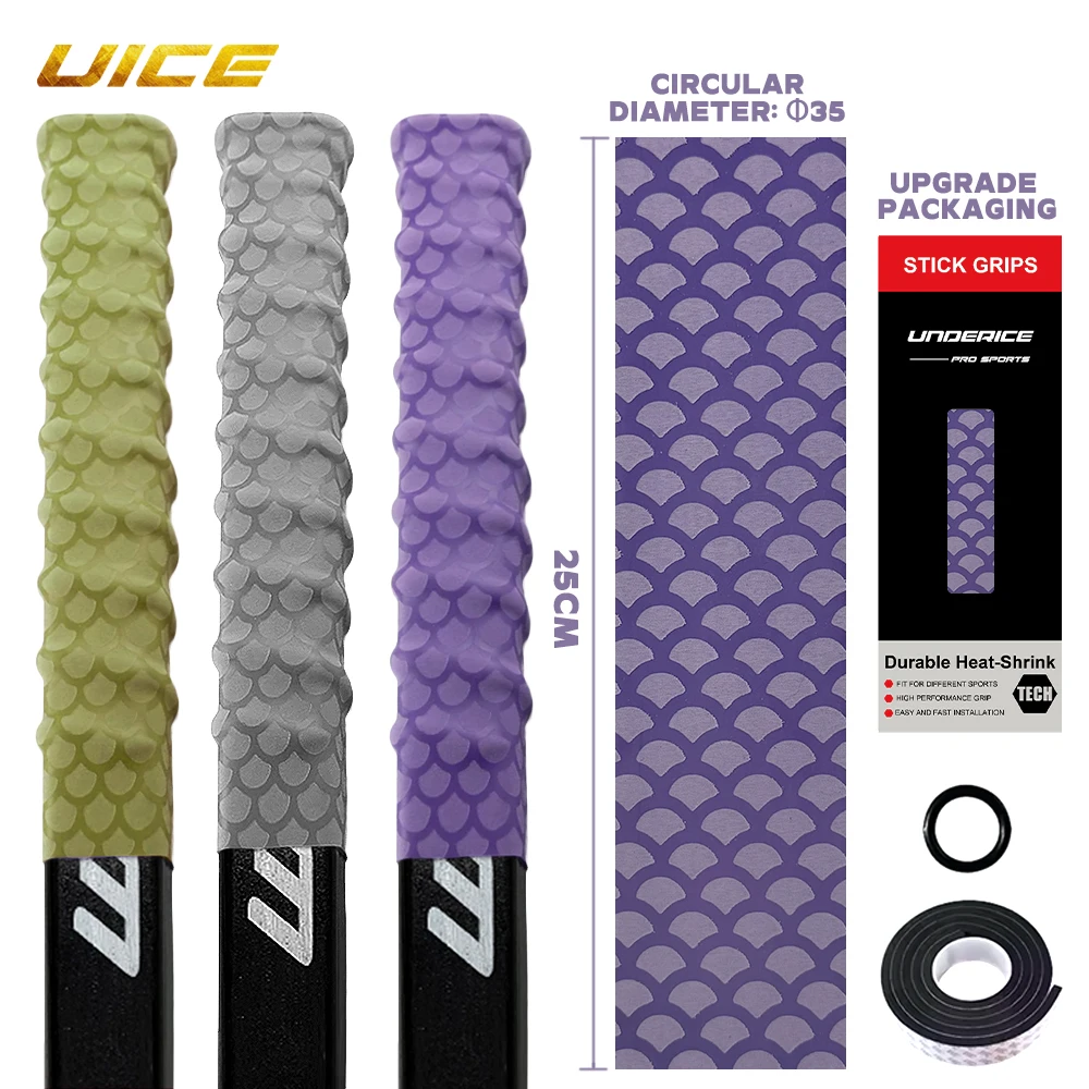 Лента для хоккейной ручки, лента для хоккейной клюшки, термоусадочный рукав, утолщенный 0,4 мм для теннисной рыбалки, бадминтона, спортивная ручка для клюшки