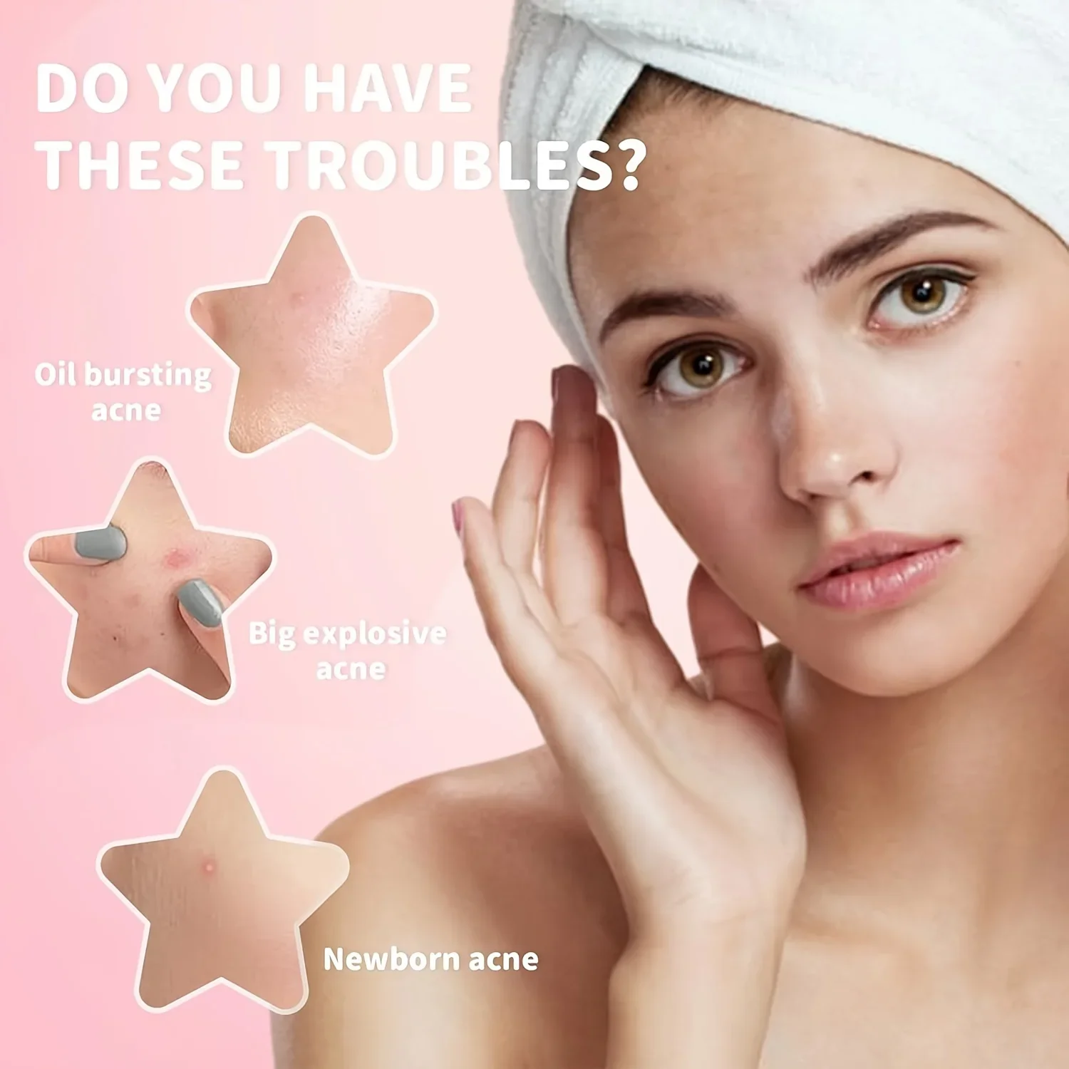 200 pz Acne Brufolo Patch Adesivi Trattamento Impermeabile Macchia di Rimozione Macchia Maschera Per Il Viso Strumento di Cura Della Pelle per Brufoli Nascosti
