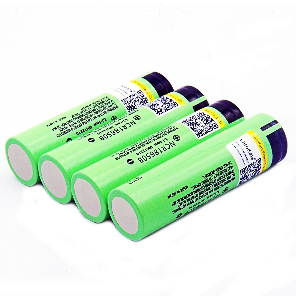 1-30pcs LiitoKala 34B 100% ใหม่ Original NCR18650B 3.7v 3500mah 18650 แบตเตอรี่ลิเธียมไฟฉายแบตเตอรี่