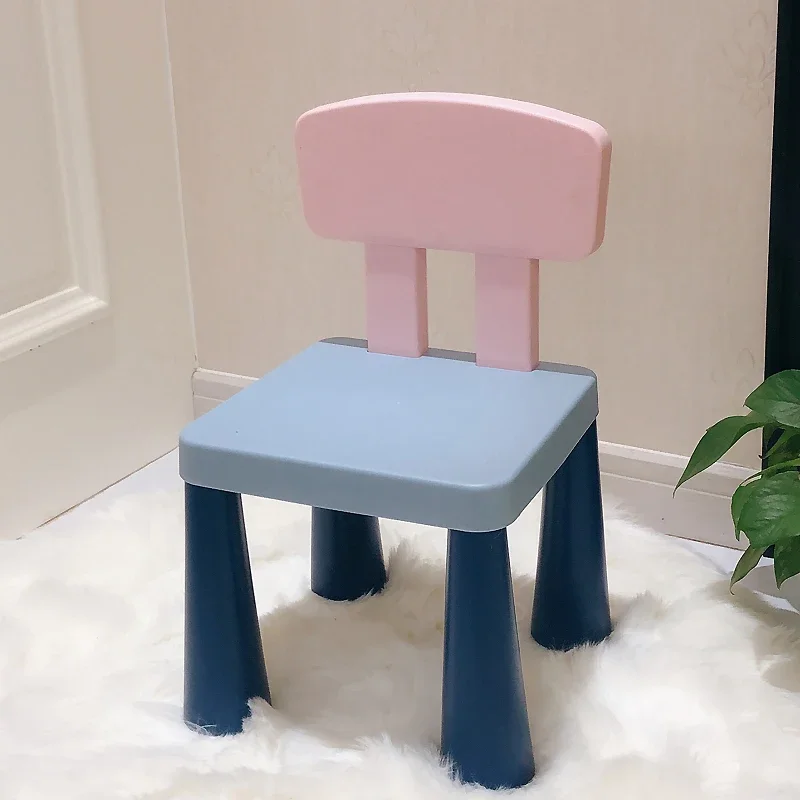 Juego de mesa y silla de plástico para niños, juego de mesa de juguete para el hogar, jardín de infantes, estudio de bebé