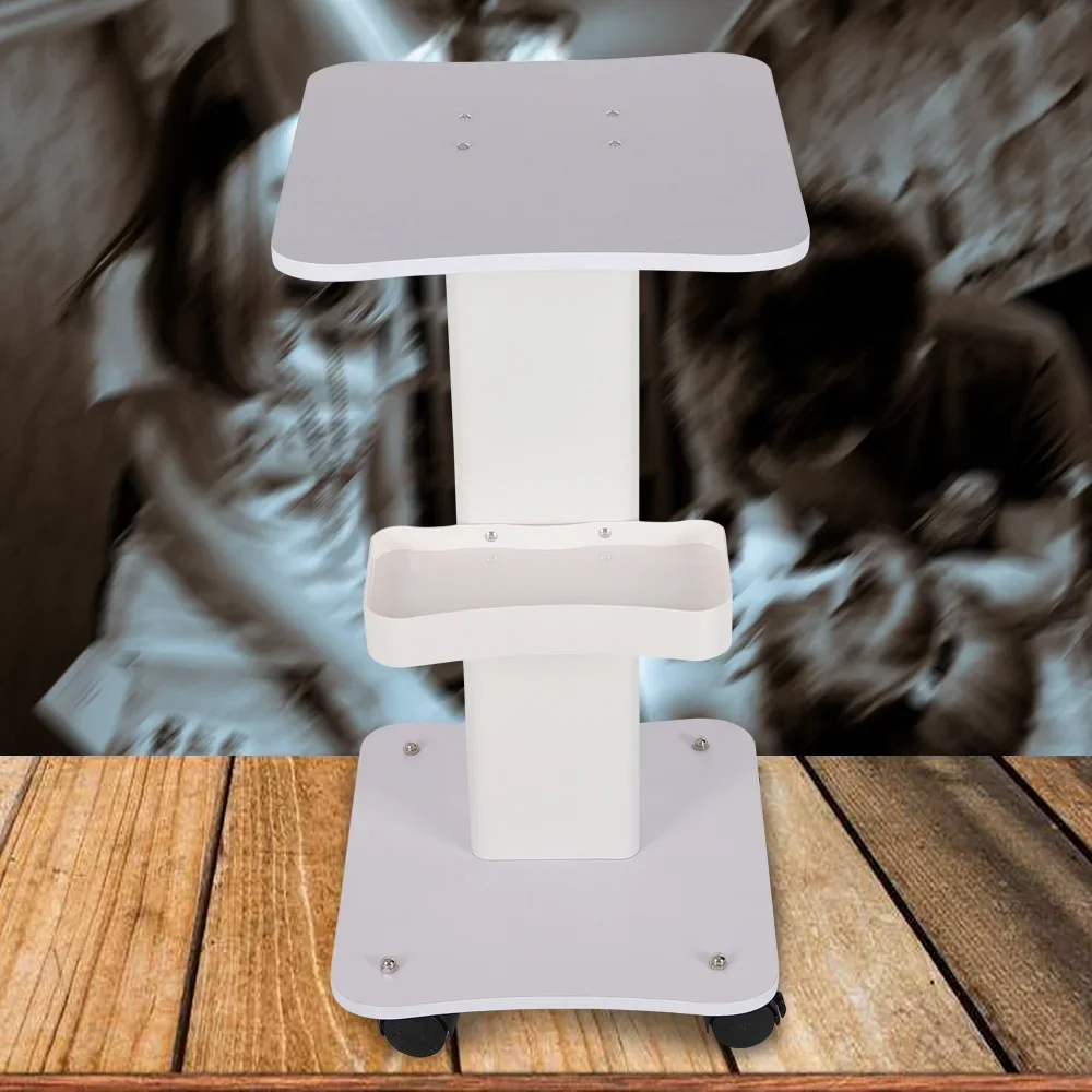 Carrello da tavolo per salone Carrello con rotelle Carrello per salone Spa Attrezzatura per la conservazione della bellezza Supporto per organizer per macchine Carico massimo 40 kg