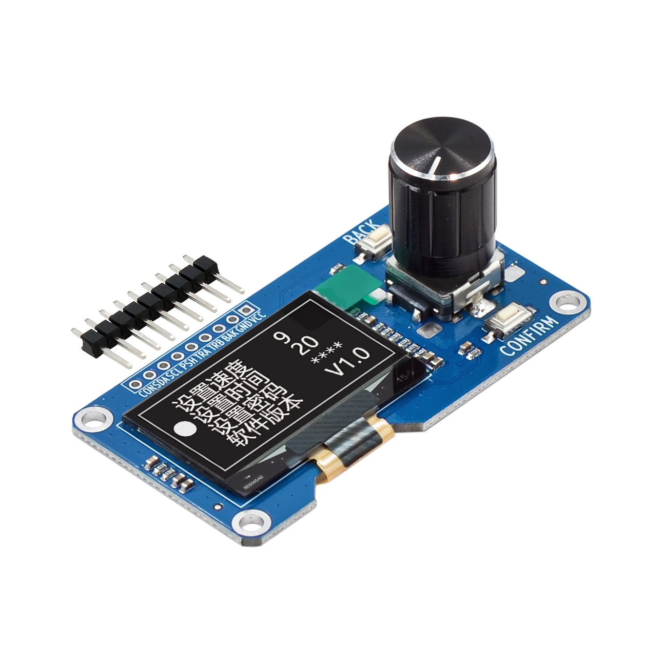 Écran d'affichage OLED de 1,3 pouces et 0,96 pouces combiné avec l'interface IIC du module d'encodeur rotatif EC11
